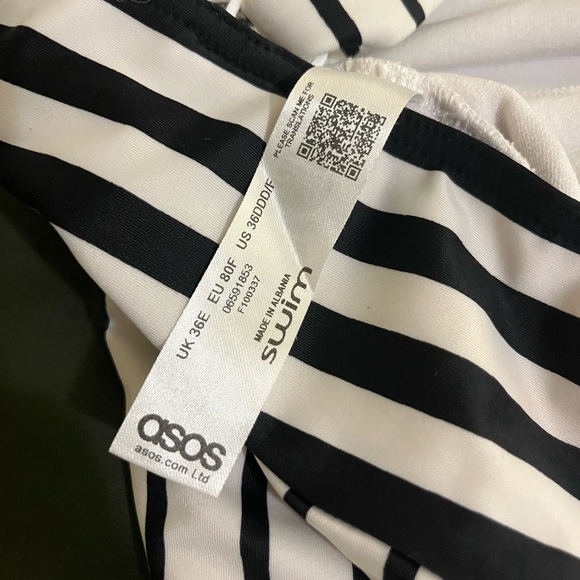 Super cute ASOS one-piece gently used size - 36 DDD - Picture 3 of 3